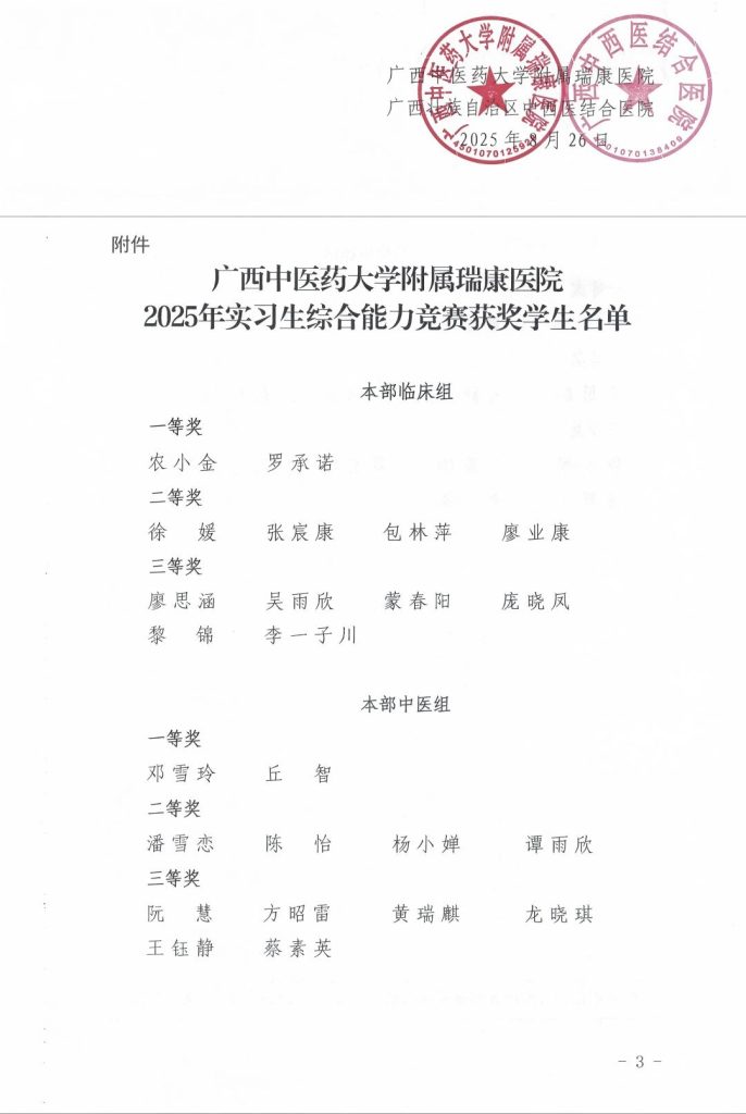 瑞康医院技能大赛(1)